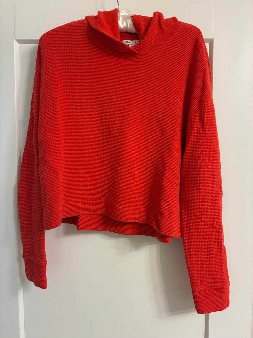 Athleta waffle texture hoodie